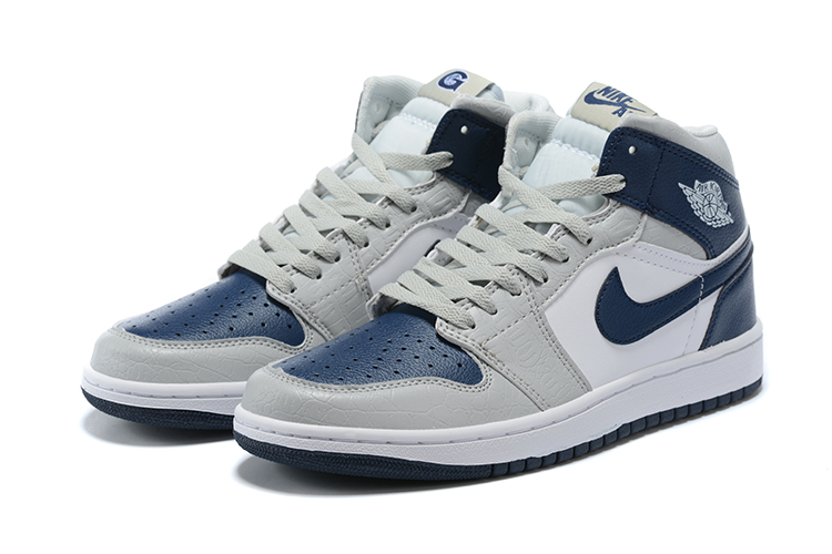 Air Jordan 1 GS Grey Blue White